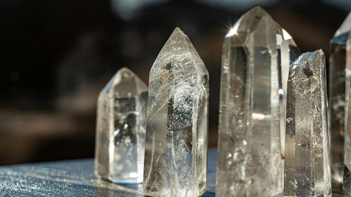 Stack of Nine Realms THCA crystals on the table