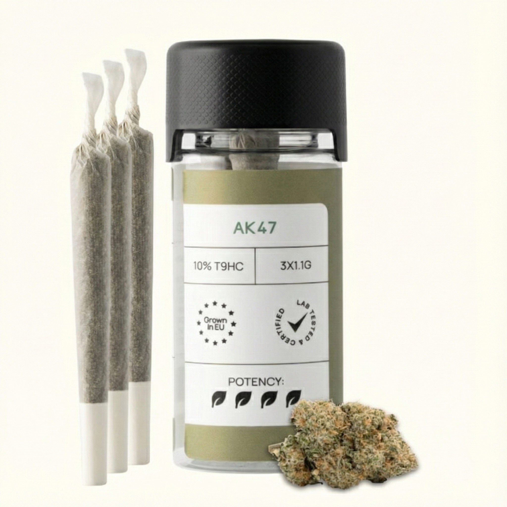 Nine Realms Pro Prerolls AK47 3 pre-rolls