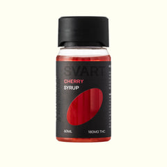 Nine Realms SVART Cherry THC Syrup, 60 ml bottle, part of the SVART THC Syrup Trio