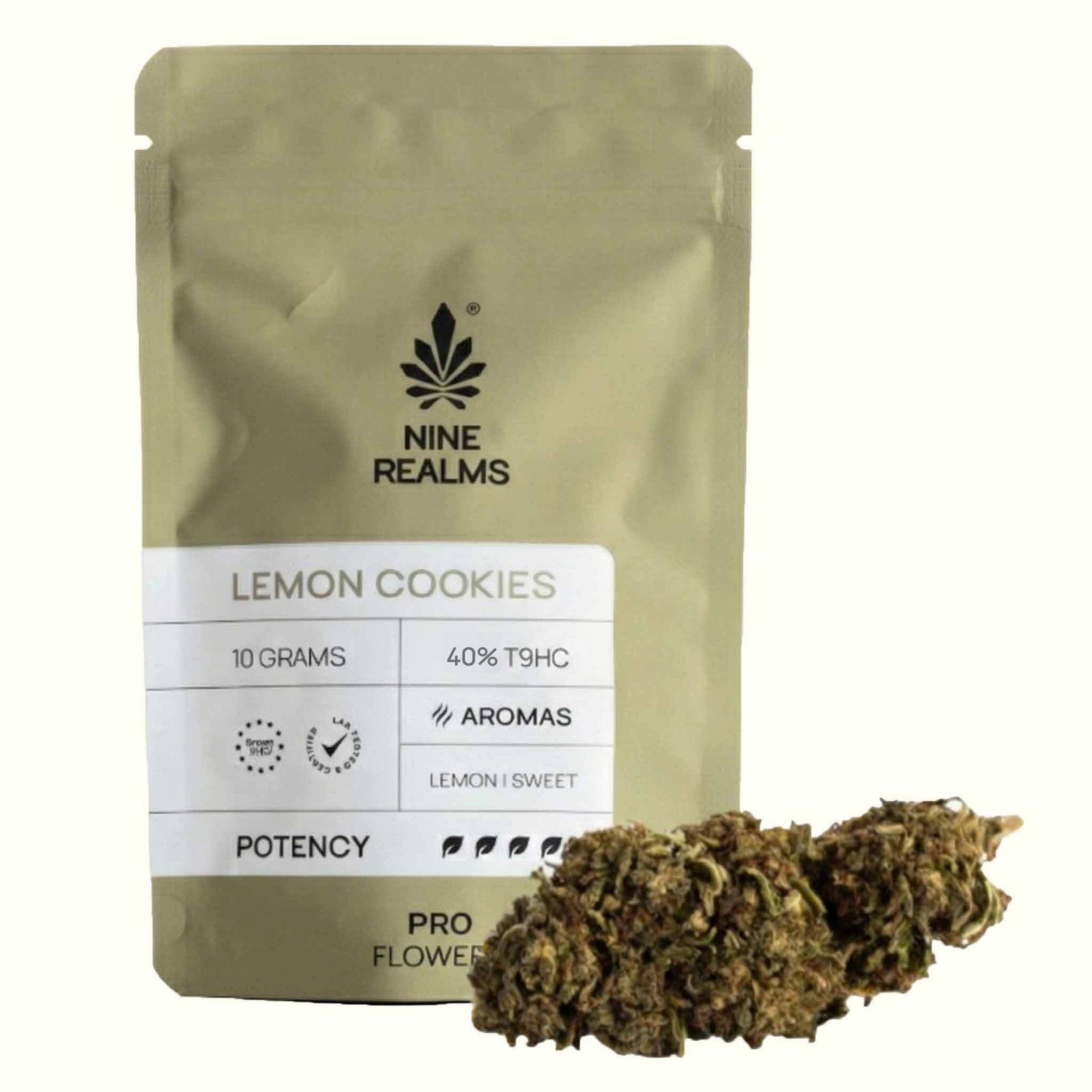 Nine Realms Lemon Cookies cannabis 10g T9HC flower