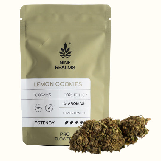 Nine Realms Lemon Cookies cannabis 10g 10 OH HHC flower