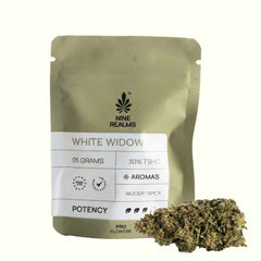 Nine Realms White Widow cannabis 5g T9HC flower